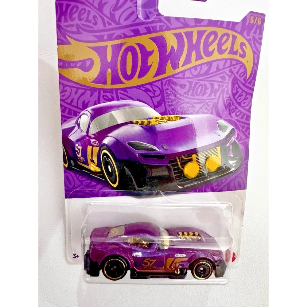 Hot Wheels Muscle and Blown Purple Gold 2024 Mainline 5/6 New Sealed